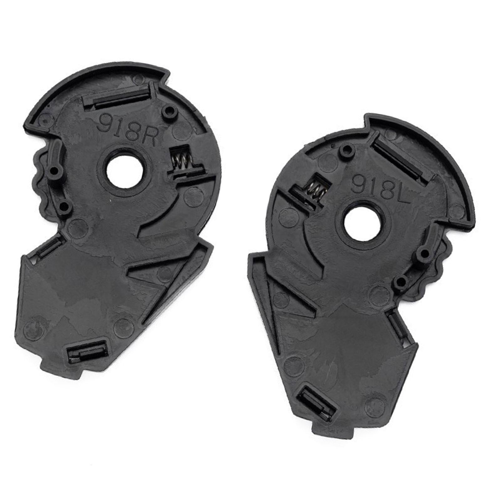 Magideal - 2 Piezas Base De Lente Para Casco Base De Visera Para Motocicleta Adaptador De Casco Montaje Lateral Accesorio Profesional De Pc Repuesto Adecuado