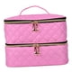 thumbnail image 2 of Bolsa De Almacenamiento De Esmalte De Uñas Caja De Soporte De Esmalte De Uñas De Doble Capa Para Maquillaje De Viaje Rosa, 2 of 3