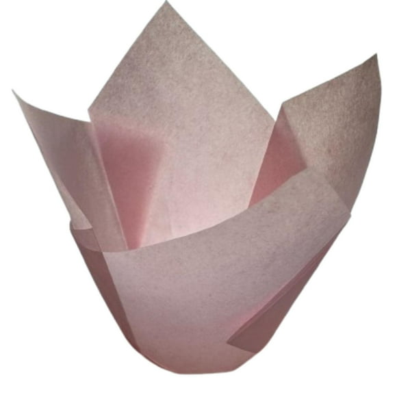 Tulipa Para Muffin Rosado 50un Diametro 5cm Alto 6cm