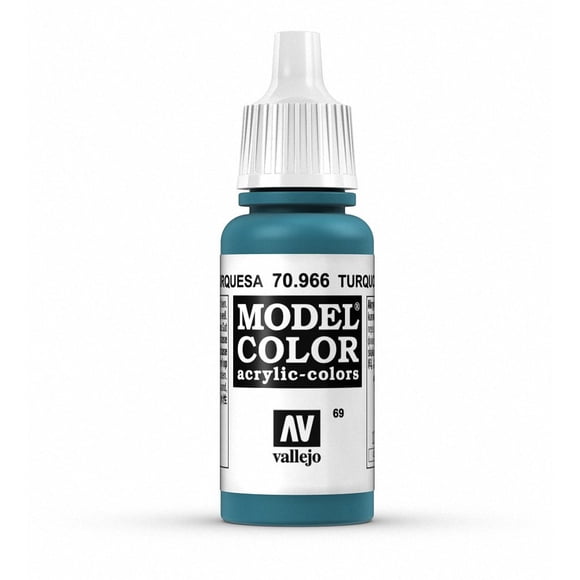 Paint Vallejo Model Color Turquesa 17ml