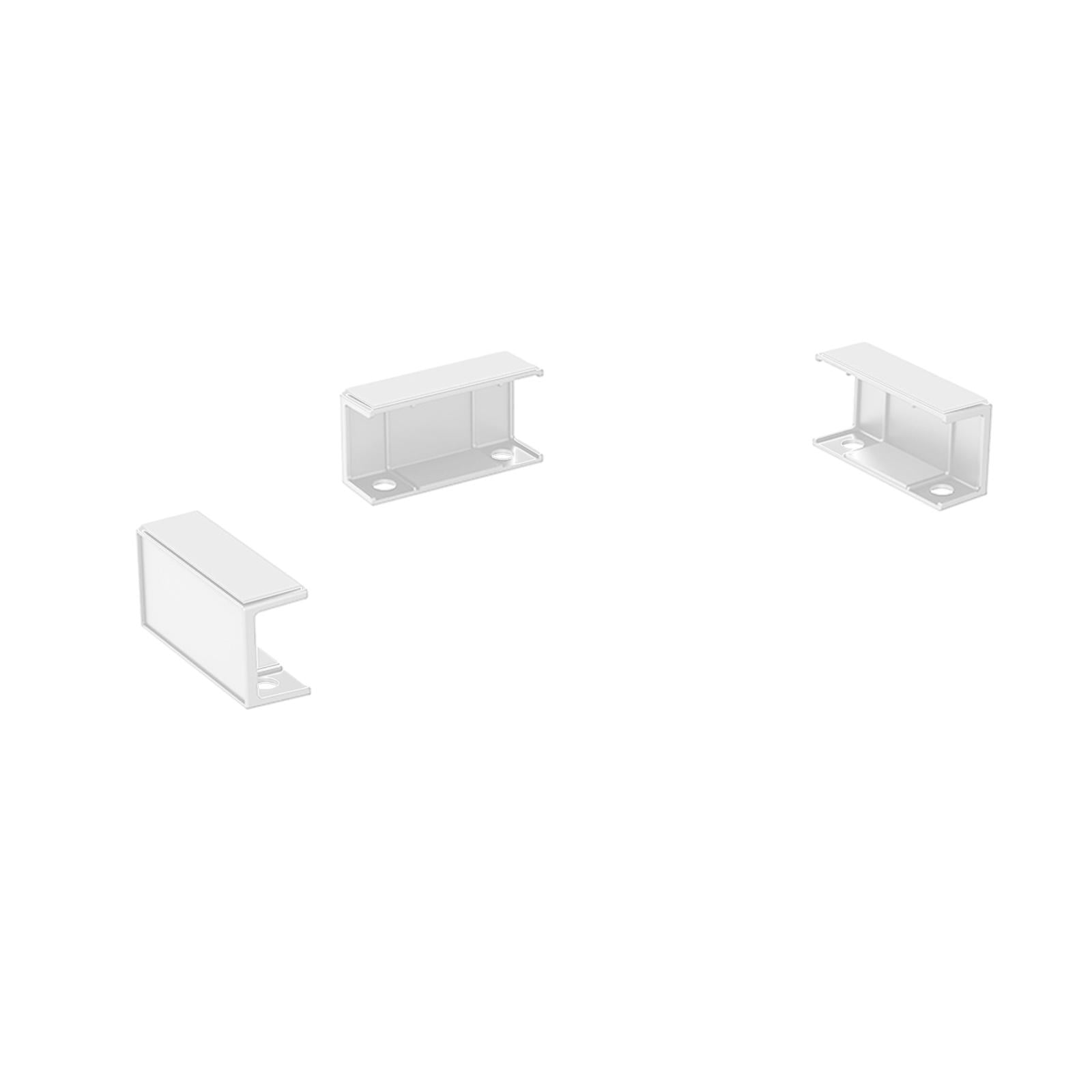 Bothyi - 3 Piezas Debajo Del Escritorio Soporte Para Computadora Portátil Estabilidad Mejorada Soporte Creativo Para Computadora Portátil Blanco