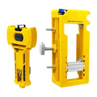 Magideal - Herramienta Manual Para Mortajadora De Bisagras De Puerta, Fácil De Instalar, Profesional, Práctica, Portátil, Accesorios, Kit De Instalación De Bisag Amarillo