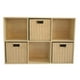 thumbnail image 5 of Mueble Organizador Pasco Natural | Con Canastos de Mimbre, 5 of 8