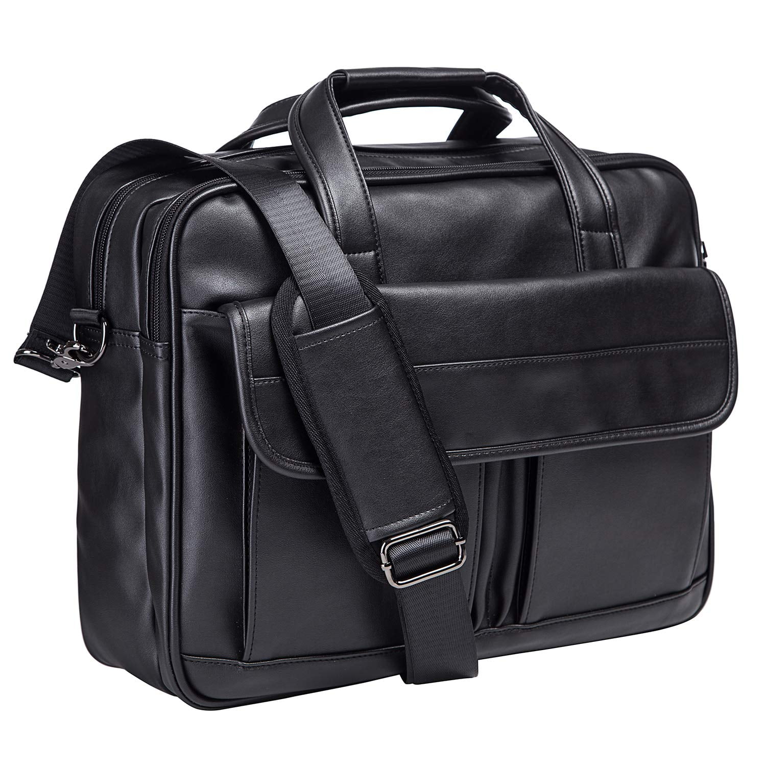Bandolera Seyfocnia De Piel Para Portátil De 15,6 Pulgadas Para Hombre