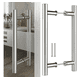 thumbnail image 1 of Manillas Manillon Plateado Puertas Acero 50 Cm Puerta Vidrio Madera, 1 of 6