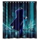 thumbnail image 1 of Cortina de ducha creativa Killer Joker, juego de cortina de baño con ganchos, tamaño 66 x 72 pulgadas, 1 of 3
