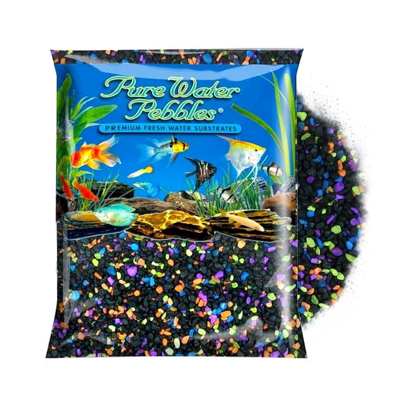 Grava de acuario, agua pura, piedras Lasernite Glo, 2,27 kg
