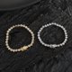thumbnail image 3 of Pulseras de Tenis de 4 X 4 Mm para Mujer Chapadas en Oro de 18K Clásicas con Diamante Simulado Pulsera de Tenis Corte Corazón Pulseras de CZ para Mujer Boda Nupcial Graduación Cumpleaños Joyería, 3 of 7