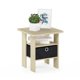 thumbnail image 1 of Mesa Auxiliar Furinno ANDREY con Estantes Abiertos y Cesto de Almacenamiento, 1 of 7