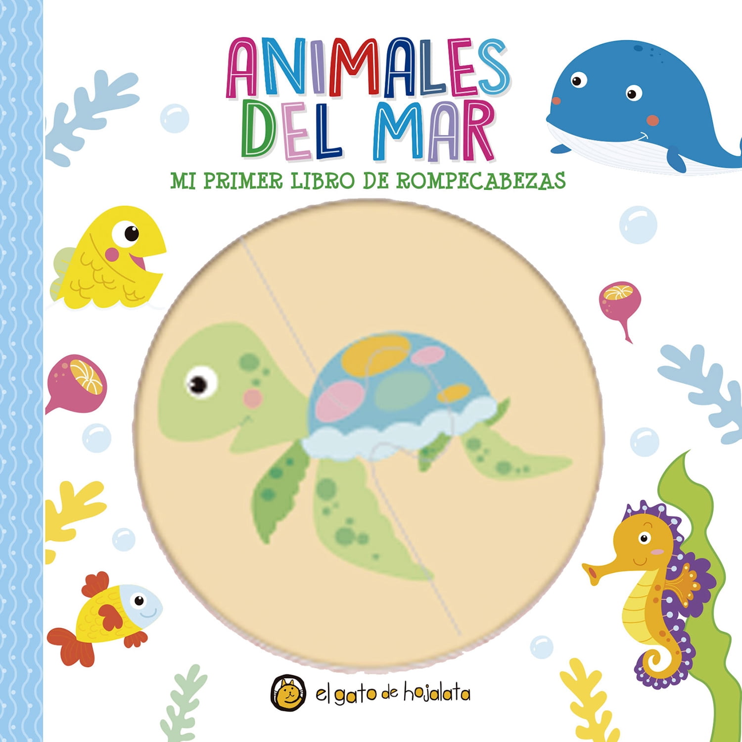 Editorial Guadal - Libro Animales Del Mar Primer Libro De Rompecabezas