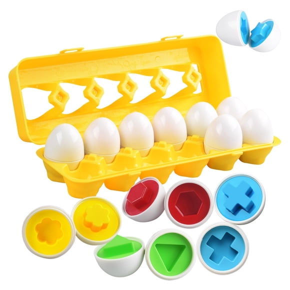 Reconocimiento de colores y formas de Matching Eggs Toys CPSYUB