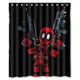 thumbnail image 1 of Cortina de ducha de Deadpool con ganchos (juego y cómics, 60 x 72 pulgadas), 1 of 3