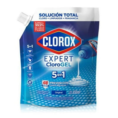 Cloro En Gel Original Doypack 650 Ml Clorox