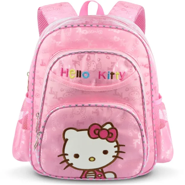 Sanrio Hello Kitty kindergarten school bag cartoon boys and girls cartoon school bag pupils cute backpack