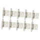 thumbnail image 5 of Bisagras de puerta de gabinete de 10 x 1/2", herrajes para puertas para muebles de RV, accesorios de repuesto versátiles, bisagra de cierre automático Plata, 5 of 5