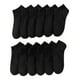 thumbnail image 1 of Pack 12 Calcetines Bambú Tobilleras Algodón Sólo Negro35-42, 1 of 5