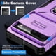 thumbnail image 5 of Funda Armada para Google Pixel 7 con Tapa Deslizante y Soporte Magnético Giratorio Morado, 5 of 5
