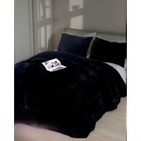 Genérico - Cobertor Chiporro Unicolor Peludo De Invierno Plaza Y Media S59