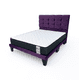thumbnail image 1 of Cama europea 2 plazas + Colchon con respaldo y bases divididas Felpa Morado, 1 of 4