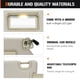 thumbnail image 5 of Visera solar Aeagle beige con luz 45 × 23 × 10 cm (paquete de 2), 5 of 8