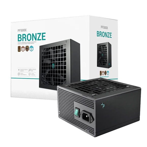 Fuente de Poder DeepCool PF500X 500W 80+ Bronze