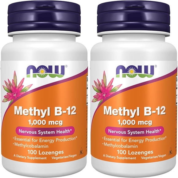 NOW Methyl B12 1000 mcg 100 pastillas
