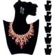 thumbnail image 1 of Expositores de joyas de terciopelo negro de 15 pulgadas de alto, expositores de sobremesa para collares y pendientes largos, maniquíes plegables para busto de joyería (juego de 6), 1 of 5
