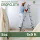 thumbnail image 2 of Lona Drop Cloth Salt Earth 100% algodón reciclado de 2 x 3 m, 2 of 7