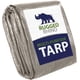 thumbnail image 1 of Tarp Rugged Rhino para todo tipo de clima, 100% impermeable, 12 x 16 pies, plateada, 1 of 9