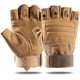 thumbnail image 1 of Guante táctico de medio dedo con nudillos duros para hombre, guantes de airsoft sin dedos con pantalla táctil para entrenamiento de combate en motocicleta, tiro militar, caza y deportes al aire libre., 1 of 6