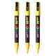thumbnail image 1 of Marcadores de pintura posca PC-3M reversibles con punta fina, color amarillo, 3 unidades, 1 of 1