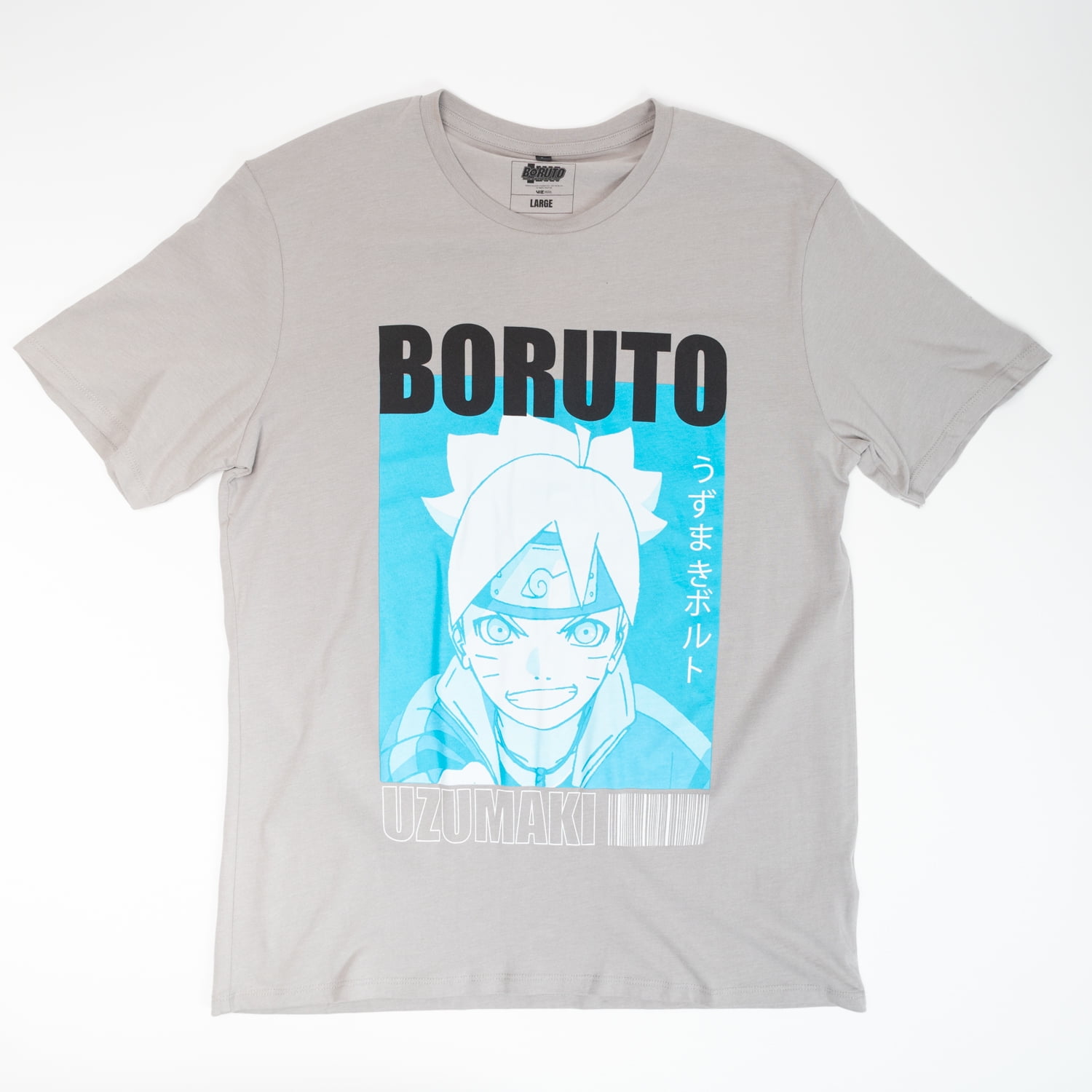 Boruto: Naruto Next Generation - Polera Hombre You Boruto Strong Gris