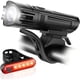 thumbnail image 1 of Set de luces para bicicleta Ascher HJ040, 300 lúmenes, USB, 1 of 3