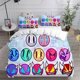 thumbnail image 2 of Geometry Dash Bedding Sets Comforter Quilt Bed Cover Duvet Cover Pillow Case 2-3 Pieces Sets Kids Adult Size, 2 of 5