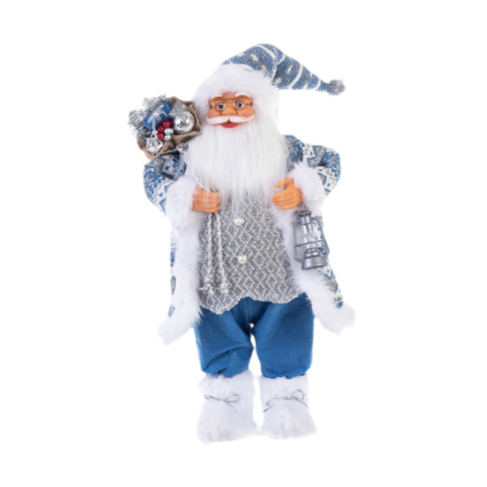 Bothyi - Figura De Papá Noel De 23,6" De Alto Figura De Papá Noel Para Mesa Habitación Festiva