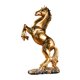 thumbnail image 2 of Caballo Estatua Decoración Del Hogar Escultura Resina Figura Decorativa Moderna Cobre, 2 of 5