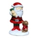 thumbnail image 3 of Centro De Mesa Con Estatua Navideña De Papá Noel, Escultura Coleccionable Navideña Con Cachorro, 3 of 3