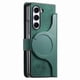 thumbnail image 1 of Funda Billetera Magnética para Samsung Galaxy Z Fold 5 Soporte Tarjetas Desmontable Verde, 1 of 6