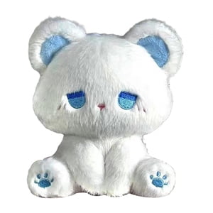 Bothyi - Muñeco De Peluche De Animales, Juguete De Peluche De Animales Cómodo Coleccionable De 5,91 Pulgadas Para Niños, Blanco Y Azul