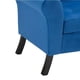 thumbnail image 4 of Banqueta Lua Con Respaldo 2 Cuerpos Felpa Azul Rey, 4 of 6