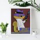 thumbnail image 4 of Agente Secreto Kits de Pintura de Diamantes para Adultos 5D DIY Diamond Art Kits Full Drill Diamond Dots para Regalo Decoración de Pared y Relajación Artes de Gemas 30*40cm, 4 of 6