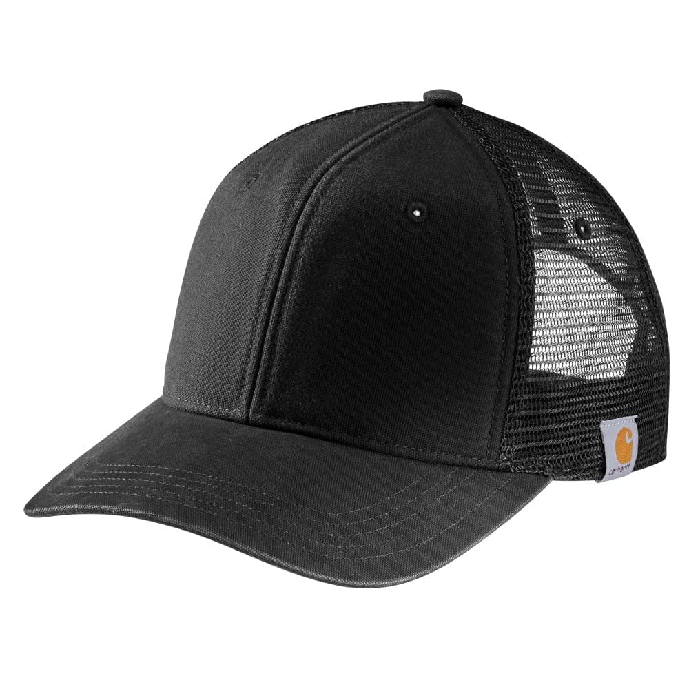 Gorra Carhartt Canvas Mesh Back Para Hombre, Negra