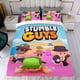 thumbnail image 4 of Chicos Tropezones Conjunto de sábanas temático, trío de piezas, cómodo y amigable con la piel, diseño único, regalo de decoración para el hogar para familiares, amigos y fans,135cm *200cm, 4 of 6
