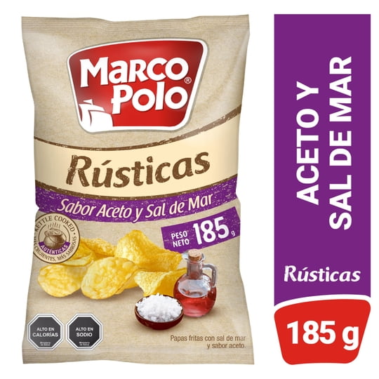 Papas Fritas Rústicas Aceto 185 g Marco Polo