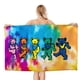 thumbnail image 1 of Osos Bailarines Toalla de playa de secado rápido con diseño temático, regalo para mujeres y niñas, ideal para cumpleaños, fans, amantes de la música, uso en la playa o al aire libre, 78 × 160 cm, 1 of 6