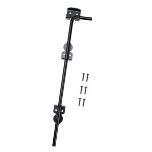 Magideal - Cerradura De Puerta, Varilla De Caída, Varilla De Caída, Tope De Puerta, Pestillo De Puerta Para Puerta De Patio, Puertas De Metal, Puertas, Repuestos , 24 Pulgadas