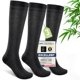 thumbnail image 1 of Calcetines de compresión Iambamboo 3 pares gris oscuro S/M, 1 of 6