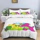 thumbnail image 1 of x2148 Bed SheetsBarney Friends Cute Cartoon Bedding Set Dinosaur Pattern Duvet Cover Pillow Case boys Bedroom Size Comforter Gift 3-Piece Bedding Set (1 Duvet Cover + 2 Pillow Shams) nj2148, 1 of 5
