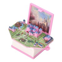 Bothyi - Figura Plegable Libro Llavero Dedo Juguete Para Regalo De Cumpleaños Niños Castillo Rosa