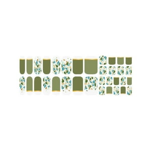 Tiolla - Uñas Sticker Efecto Gel Never Garden Green